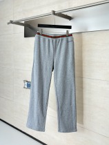 Gucci Couple Fashion Red Green Ribbon Embroidered Letter Straight Pants Gucci Couple Fashion Red Green Ribbon Embroidered Letter Straight Pants