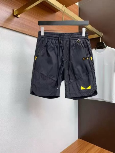 Fendi 26SS Classic Monster Shorts Unisex Casual Drawstring Sports Pants