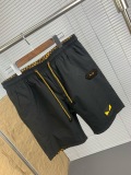 Fendi 26SS Classic Embroidered Logo Double Sided Wearable Shorts Unisex Casual Drawstring Sports Pants