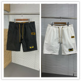 Fendi 26SS Classic Embroidered Logo Double Sided Wearable Shorts Unisex Casual Drawstring Sports Pants