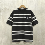 Chrome Hearts 26SS Fashion Leather Horseshoe Cross T-shirt Unisex Casual Loose Short Sleeve