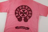 Chrome Hearts 26SS Fashion Patch Embroidered T-shirt Unisex Casual Loose Short Sleeve