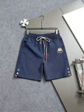 Moncler 26SS Classic Embroidered Logo Shorts Unisex Casual Drawstring Sports Pants