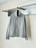 Dior 26SS Fashion Embroidered Logo Lightweight Stand Up Collar Zipper Jacket Unisex Casual Versatile Set