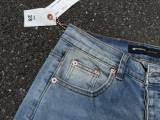 Purple Brand Unisex Classic Washed Micro Elastic Distressed Trumpet Jeans