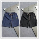 Moncler 26SS Classic Embroidered Logo Shorts Unisex Casual Drawstring Sports Pants