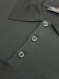 Prada Fashion Versatile Embroidered Logo Polo Collar Knitted Short Sleeve