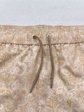 Moncler Fashion Full Cashew Flower Drawstring Beach Shorts Couple Casual Versatile Shorts