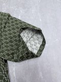 Gucci Classic Full GG Printed Casual Collar Short Sleeve Shirt