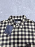 Louis Vuitton 26SS Fashion Checkered Casual Versatile Short Sleeve Shirt