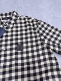 Louis Vuitton 26SS Fashion Checkered Casual Versatile Short Sleeve Shirt