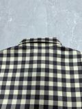 Louis Vuitton 26SS Fashion Checkered Casual Versatile Short Sleeve Shirt