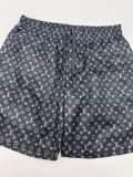 Louis Vuitton Classic Full Logo Printed Drawstring Shorts Couple Casual Breathable Mesh Sports Pants