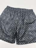 Louis Vuitton Classic Full Logo Printed Drawstring Shorts Couple Casual Breathable Mesh Sports Pants
