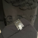 Balenciaga Fashion Patch Embroidered Round Neck T-shirt Unisex Casual Versatile Short Sleeve