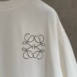 Loewe Classic Embroidered Logo Round Neck T-shirt Unisex Casual Versatile Short Sleeve
