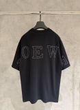 Loewe Classic Embroidered Logo Round Neck T-shirt Unisex Casual Versatile Short Sleeve