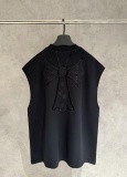 Chrome Hearts Classic Fashion Embroidered Cross Casual Sleeveless Tank Top