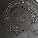 Chrome Hearts Classic Patchwork Embroidered Round Neck T-shirt Unisex Casual Versatile Short Sleeve