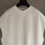 Chrome Hearts Classic Fashion Embroidered Cross Casual Sleeveless Tank Top