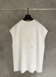 Chrome Hearts Classic Fashion Patchwork Embroidered Cross Casual Sleeveless Tank Top