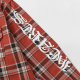 Chrome Hearts High Street Full Cross Printed Checkered Long Sleeve Shirt Jacket