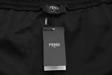 Fendi 26SS Fashion Devil's Eye Embroidered Logo Shorts Couple Versatile Casual Sports Pants