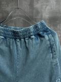Chrome Hearts 26SS High Street Embroidered Sanskrit Horseshoe Casual Versatile Washed Shorts