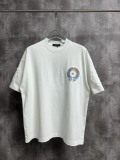 Chrome Hearts 26SS Fashion Patch Embroidered T-shirt Unisex Casual Versatile Short Sleeve