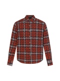 Chrome Hearts High Street Full Cross Printed Checkered Shirt Casual Long Sleeve Shirt Jacket