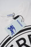 Burberry Personalized Logo Printed Short Sleeve Unisex Casual Versatile T-shirt