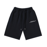 Off White Fashion Letter Slant Stripe Printed Shorts Unisex Casual Versatile Sports Pants