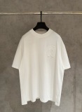 Chrome Hearts Fashion Patch Embroidered Round Neck T-shirt Unisex Casual Versatile Short Sleeve
