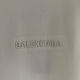 Balenciaga Fashion Patch Embroidered Round Neck T-shirt Unisex Casual Versatile Short Sleeve