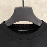 Chrome Hearts Fashion Patch Embroidered Round Neck T-shirt Unisex Casual Versatile Short Sleeve
