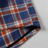 Chrome Hearts High Street Plaid Shirt Casual Oversize Long Sleeve Shirt Jacket