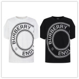 Burberry Personalized Logo Printed Short Sleeve Unisex Casual Versatile T-shirt