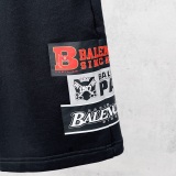 Balenciaga 26SS Classic Logo Printed Shorts for Couples Versatile Casual Sports Pants