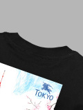 Burberry Fashion Limited Edition Painting Short Sleeve Unisex Casual Oversize T-shirt