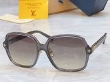Louis Vuitton Fashion Retro Large Frame Sunglasses Versatile Glasses Size: 56-16-145