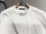 Chrome Hearts 26SS Fashion Horseshoe Sanskrit Cross Short Sleeve Unisex Casual Versatile Washed T-shirt