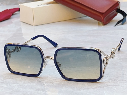 Gucci Fashion Retro Square Frame Sunglasses Versatile Glasses Size: 61-19-140