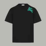 Burberry Classic War Horse Printed Short Sleeve Unisex Casual Versatile T-shirt