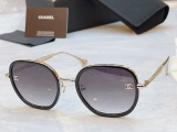 Chanel Fashion Retro Large Frame Sunglasses Versatile Glasses Size: 55-22-145