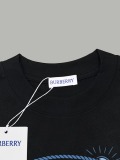 Burberry Classic Logo War Horse Printed Short Sleeve Unisex Casual Versatile T-shirt