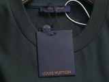 Louis Vuitton Fashion Embroidered Logo Short Sleeve Unisex Casual Versatile T-shirt