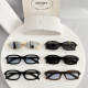 Prada Fashion Retro Sunglasses Versatile Glasses Size: 54-20-145