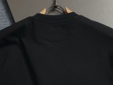 Fendi Fashion Embroidered Logo Short Sleeve Unisex Casual Versatile T-shirt