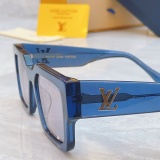 Louis Vuitton Fashion Retro Large Frame Sunglasses Versatile Glasses Size: 55-20-145