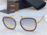 Chanel Fashion Retro Large Frame Sunglasses Versatile Glasses Size: 55-22-145